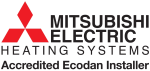 Misubishi Heating Approved Installer Logo